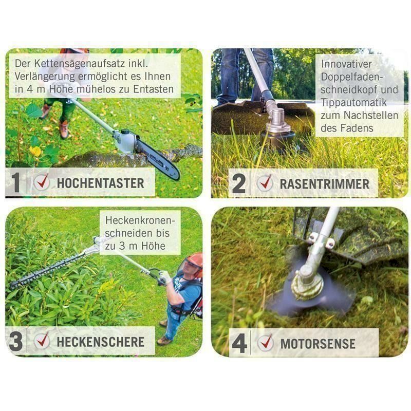 Scheppach Alle Maschinen: Scheppach Benzin Multitool MFH5300-4BP – Neu und originalverpackt aus Bottighofen von zaap 6