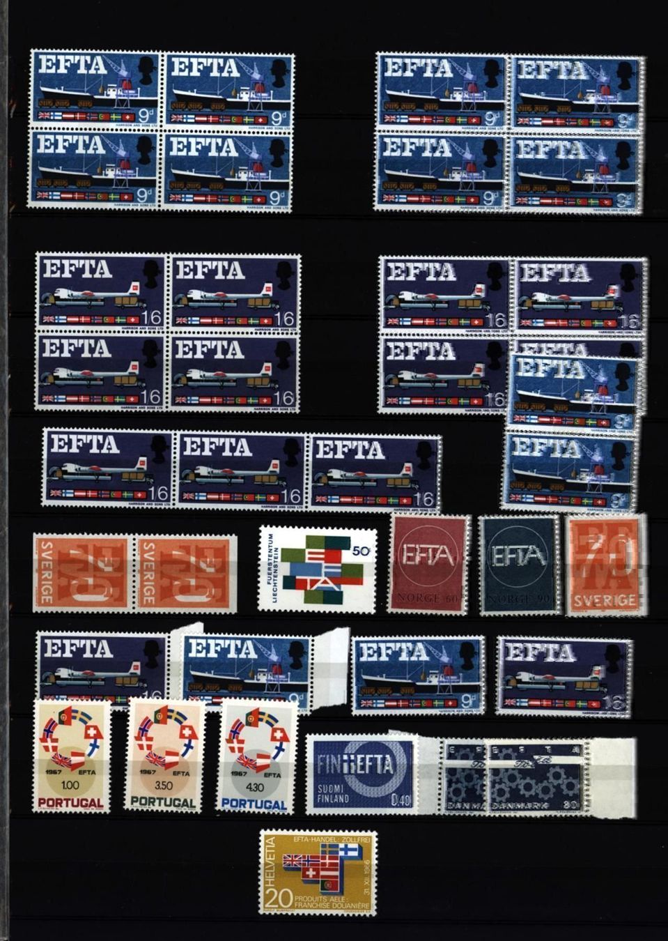 Alle Briefmarken: EFTA - Europa Sammlung (AZ265) – Neu (gemäss Beschreibung) aus Seuzach von Harri19