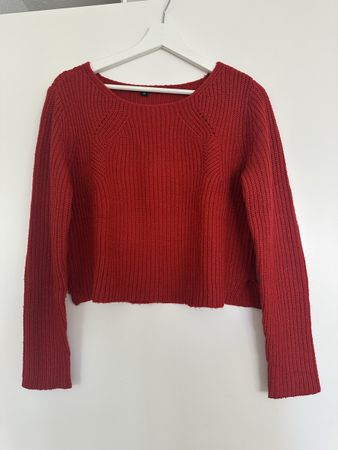 Tally Weijl roter Pullover, Größe XS