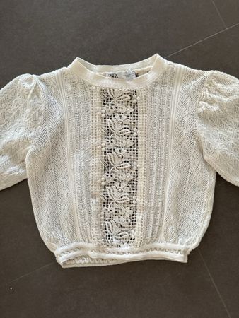 ZARA Bluse creme Grösse M guter Zustand