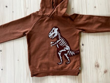 Green Cotton Freds World Dinosaurier Kapuzenpullover Gr.128