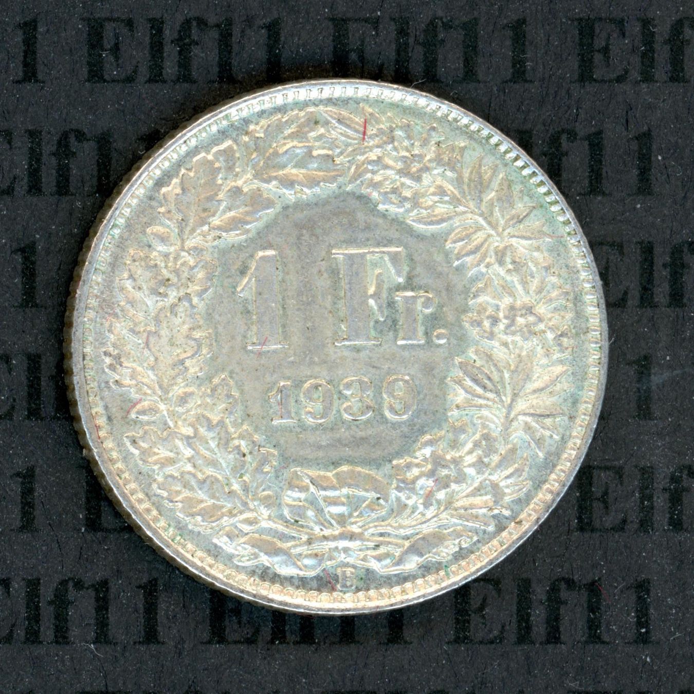 Tutti le monete: CHF___1.00 1939 -unz 1 Franken – Usato da Widnau venduto da Elf11