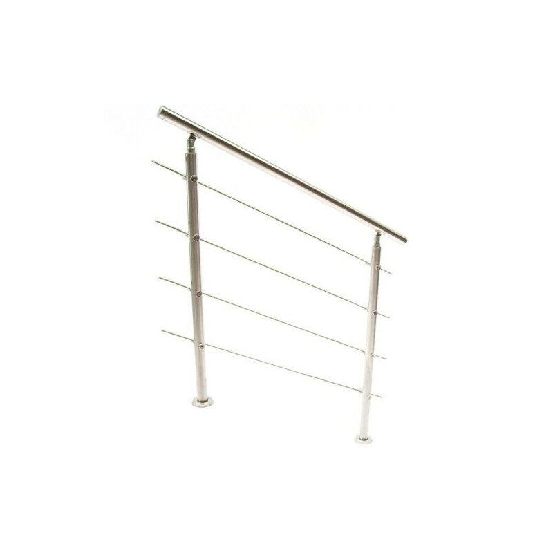 Ringhiere: 57207 - Edelstahl Treppengeländer 100cm - 4 Querstreben – Nuovo e nell'imballaggio originale da Wallenwil venduto da toesstal-vertrieb 6