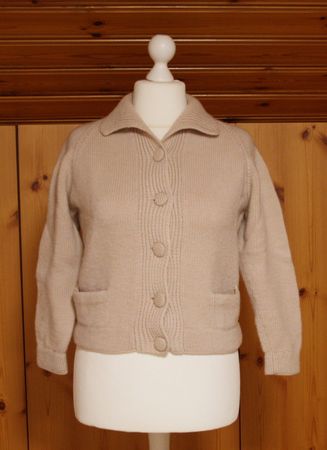 Jacke Strickjacke beige Gr. M