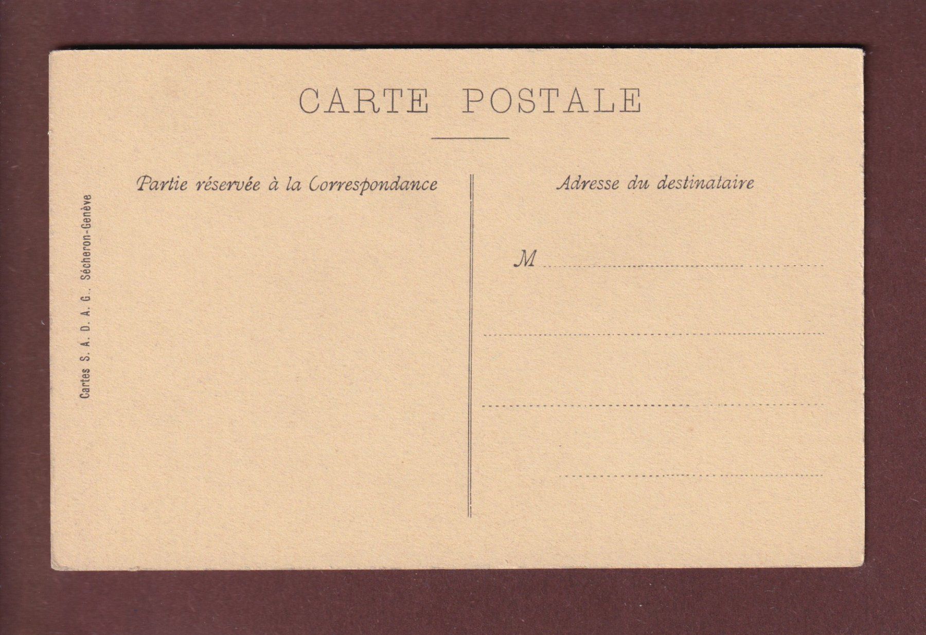 Cartoline postali: GENEVE - Chapelle américaine – Usato da Pully venduto da nicecards 1