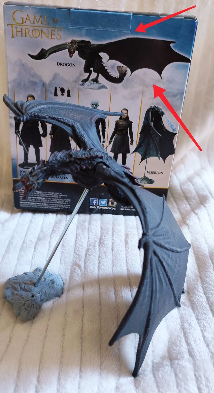Figuren: Mcfarlane Game Of Thrones HBO Drogon Black Dragon – Gebraucht aus Bettingen von hamau2012 5
