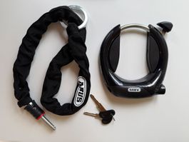 ABUS Veloschloss - Rahmenschloss PRO TECTIC 4960 mit Kette