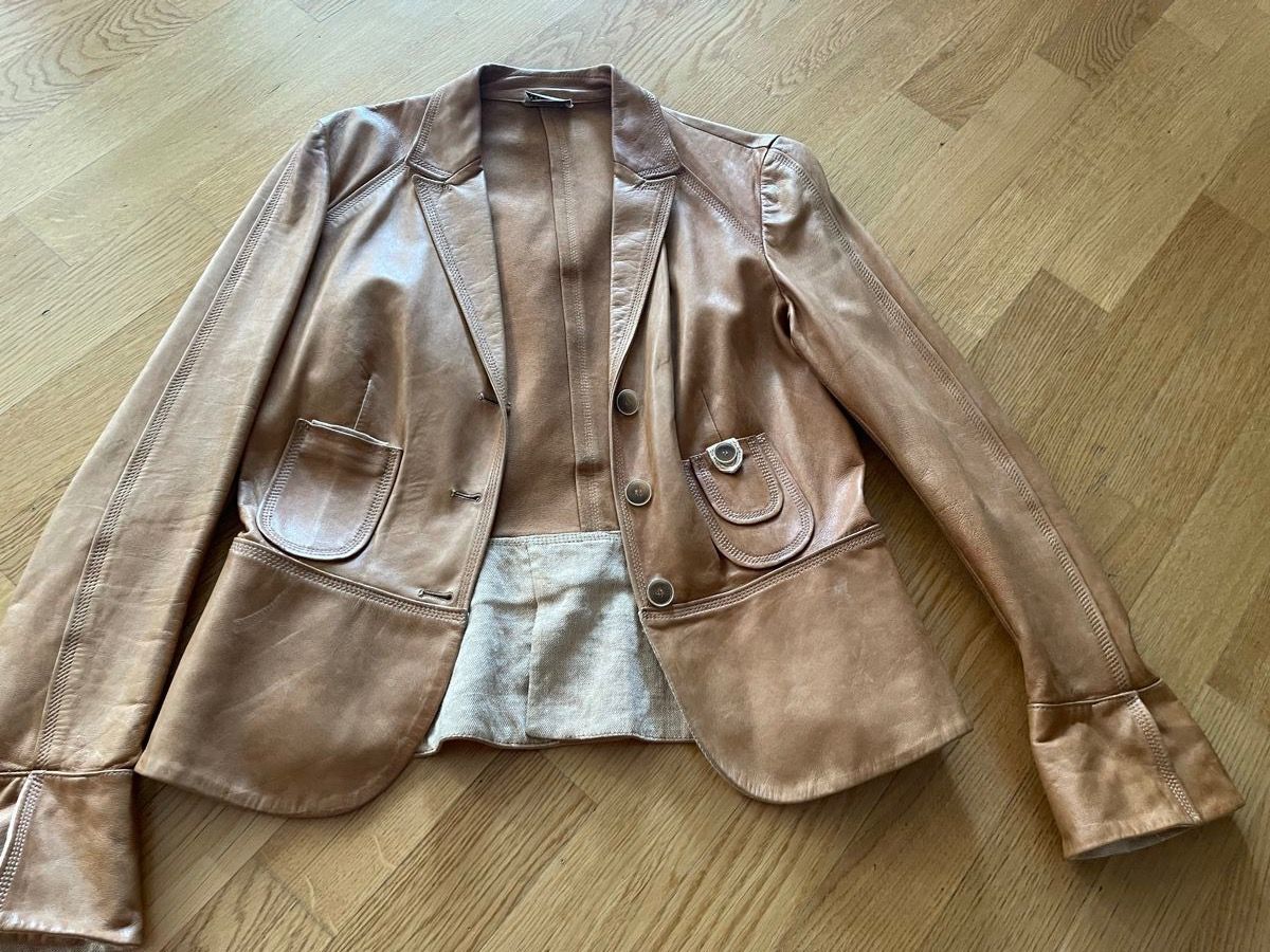 Brunello Cucinelli Giacche: Brunello Cucinelli Napa Lederjacke Gr. 42 – Nuovo (secondo la descrizione) da Rüschlikon venduto da Lajniii