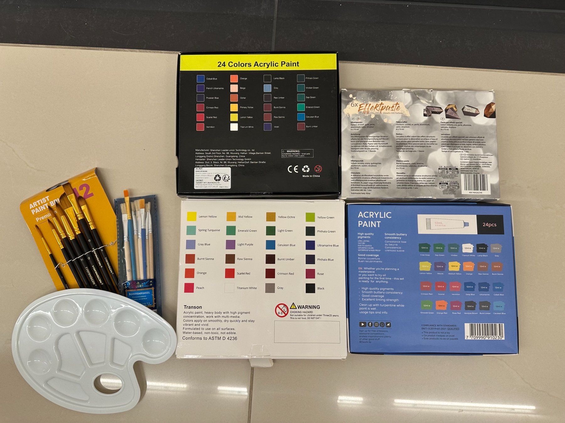 Colori: Acrylfarben Set – Nuovo (secondo la descrizione) da Glattpark (Opfikon) venduto da Binggi2 1
