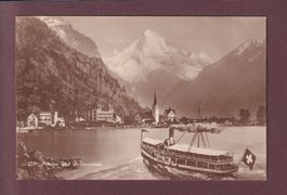 FLÜELEN - Schiff STADT LUZERN - Bristenstock