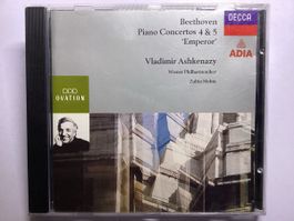 CD Beethoven – Piano Concertos 4 & 5 'Emperor`