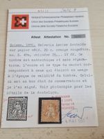 Sitzende 48a, Attest, ab 1.-