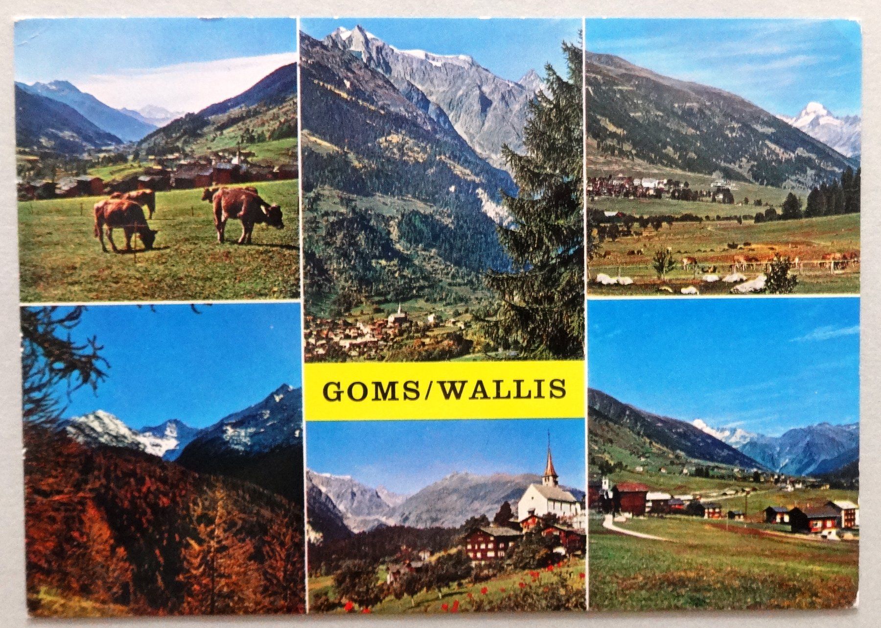 Ansichtskarten: Goms, Oberwallis – Gebraucht aus Fétigny von Billy2miny