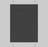 2x Plissee Schwarz 90x100 Neu