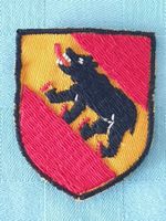 Vintage Badge Kantons - Wappen Bern ST. GALLER STICKEREI