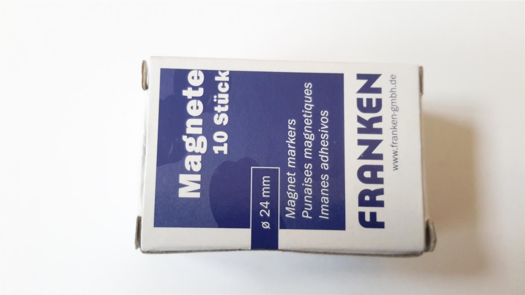 Magnete: Magnete 10 Stück, 24 mm, rot – Neu und originalverpackt aus St. Gallen von cointec 4