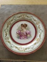 Wandteller Porzellan Motiv Madame s-Gene 1753-1835