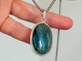 Collier avec labradorite - Élégant & Naturel!