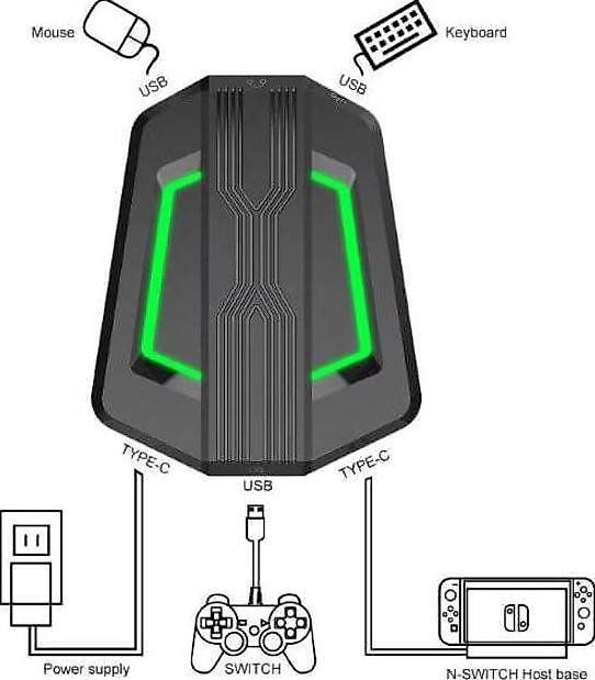 Console: Convertisseur clavier souris pour switch, PS Xbox – Nuovo (secondo la descrizione) da Yverdon-les-Bains venduto da pajao