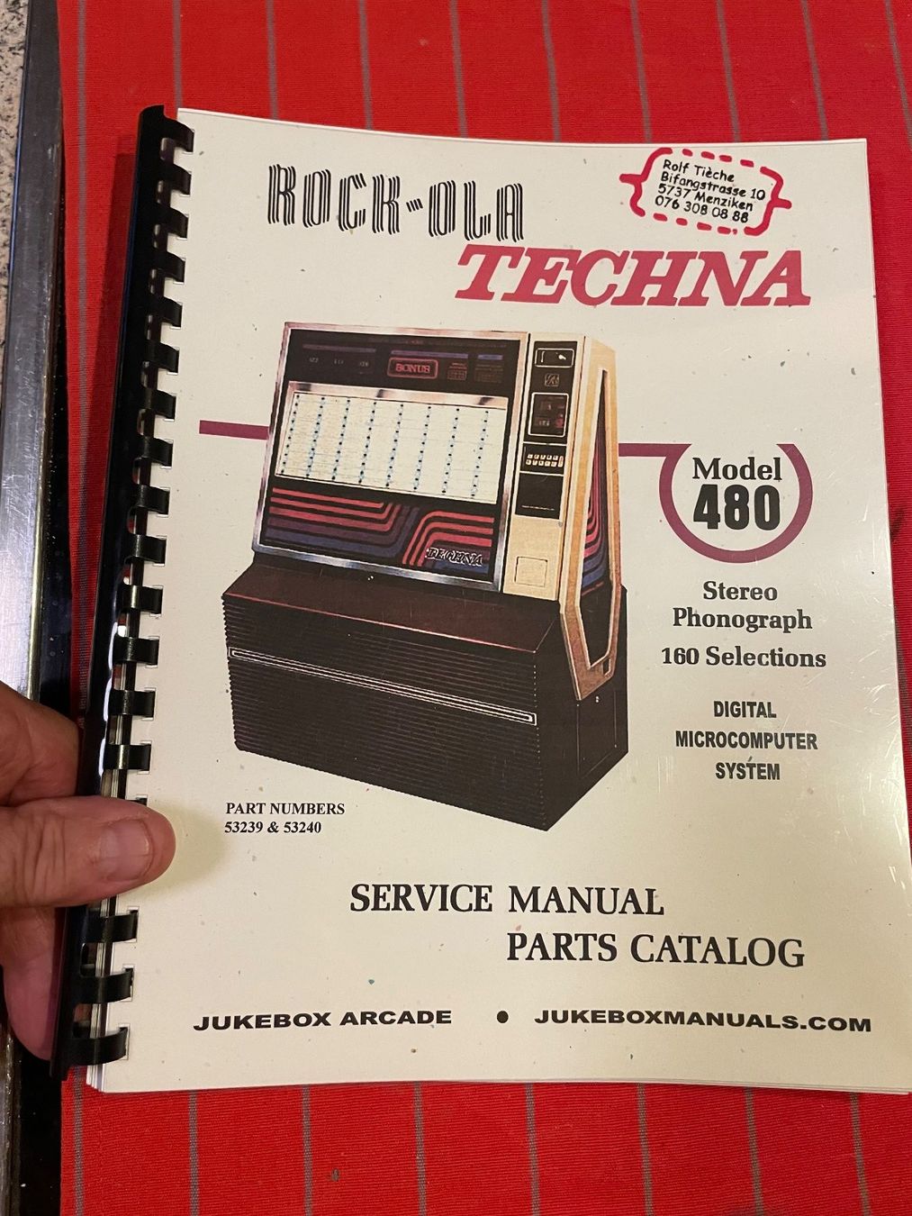 Rock-Ola Jukebox: Jukebox ROCK-OLA Techna 480 – Usato da Menziken venduto da Hotdevil1 2