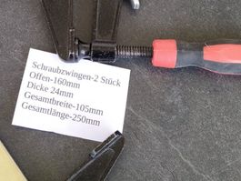 Werkstatt-Räumung- Schraubzwingen