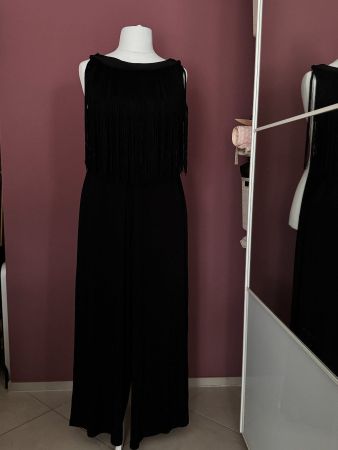 Phase Eight: Overall mit Fransen in schwarz (Gr.12/38)