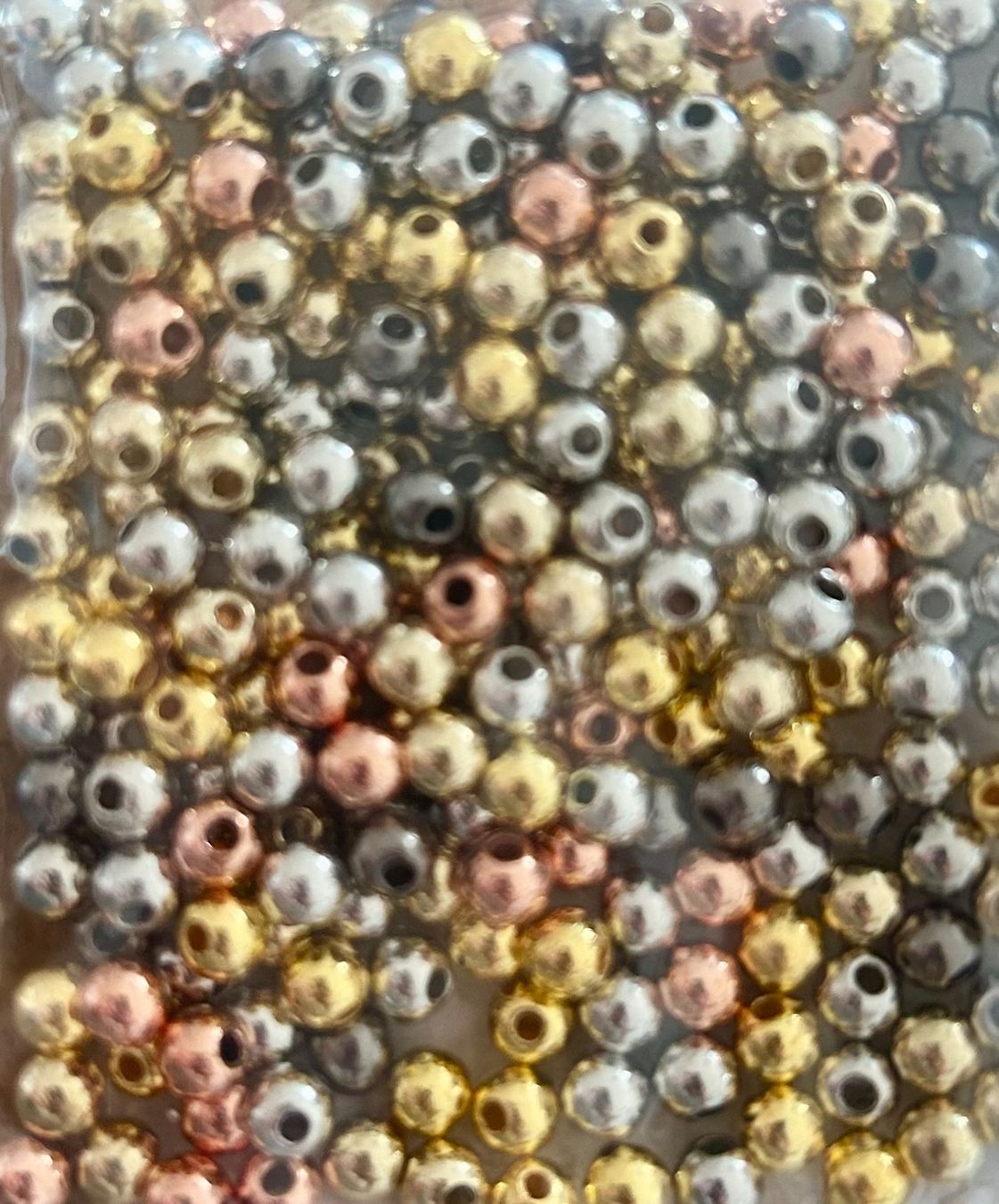 Perle (finte): Perlen / Bastelperlen metallic, 5mm, 200 Stück – Nuovo e nell'imballaggio originale da Geneve venduto da vane267