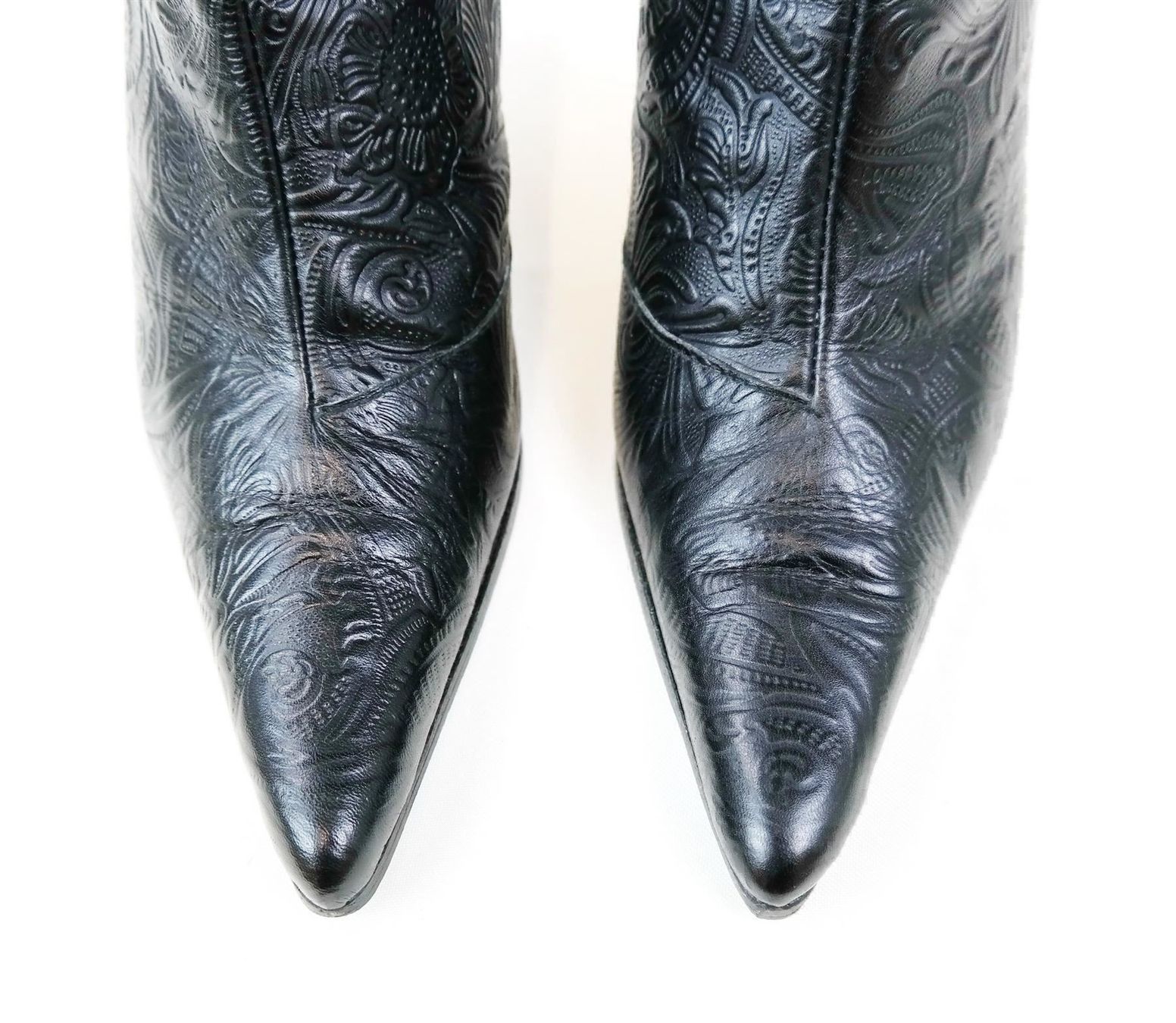 Scarpe da donna: Boston Stiefeletten Leder Pumps schwarz /Gr.36 – Usato da Wohlenschwil venduto da ABC-Vintage 7