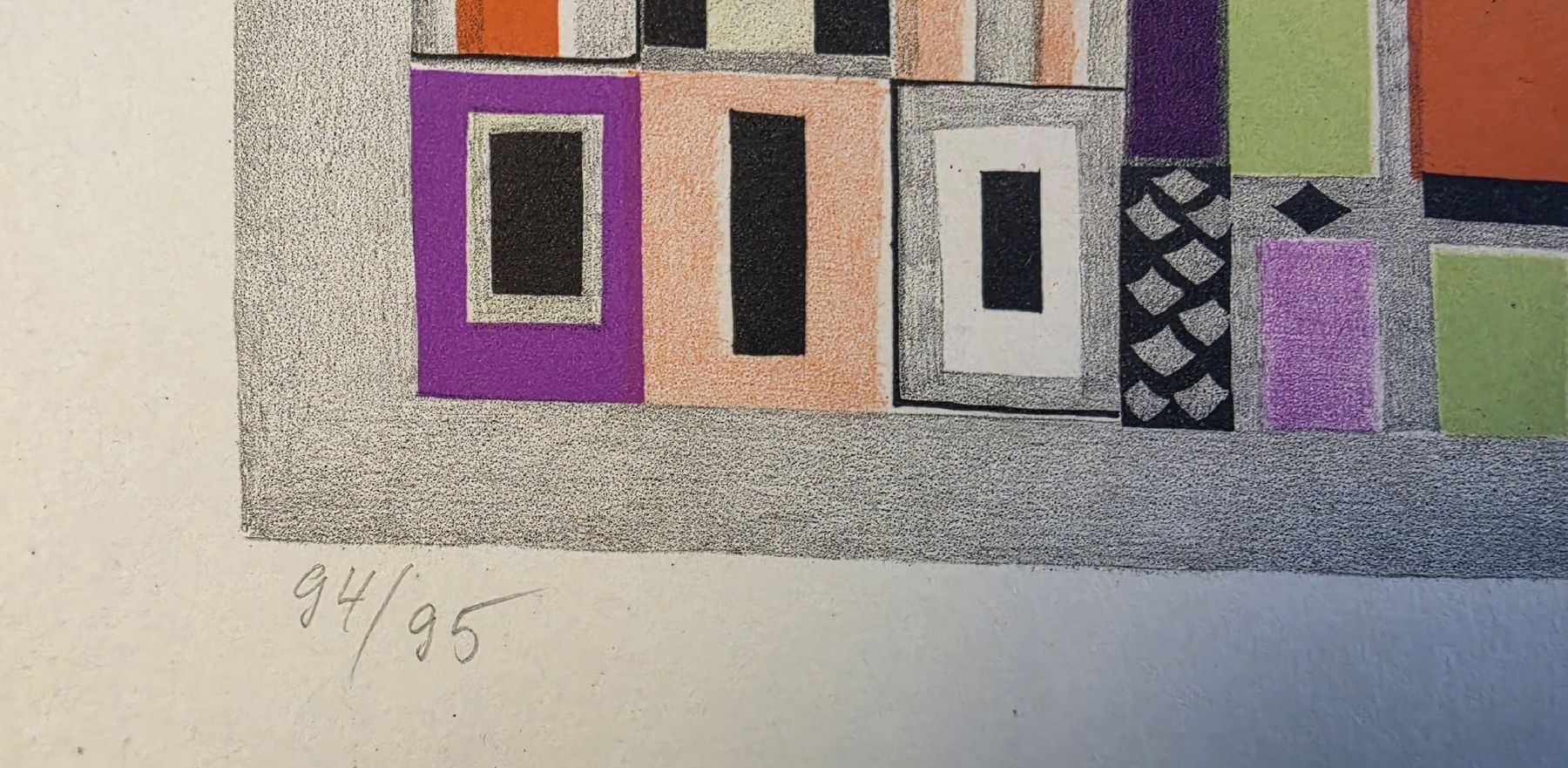 Grafica & Litografie: Willi Hartung  Orig. Farblithografie handsigniert – Usato da Emmenbrücke venduto da Kunstankaufverkauf9 3