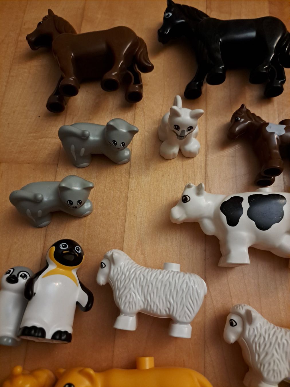 Duplo Tiere Bauernhof, Pferd, Kuh, Katze, & Pinguin, Löwe (Gebraucht ...
