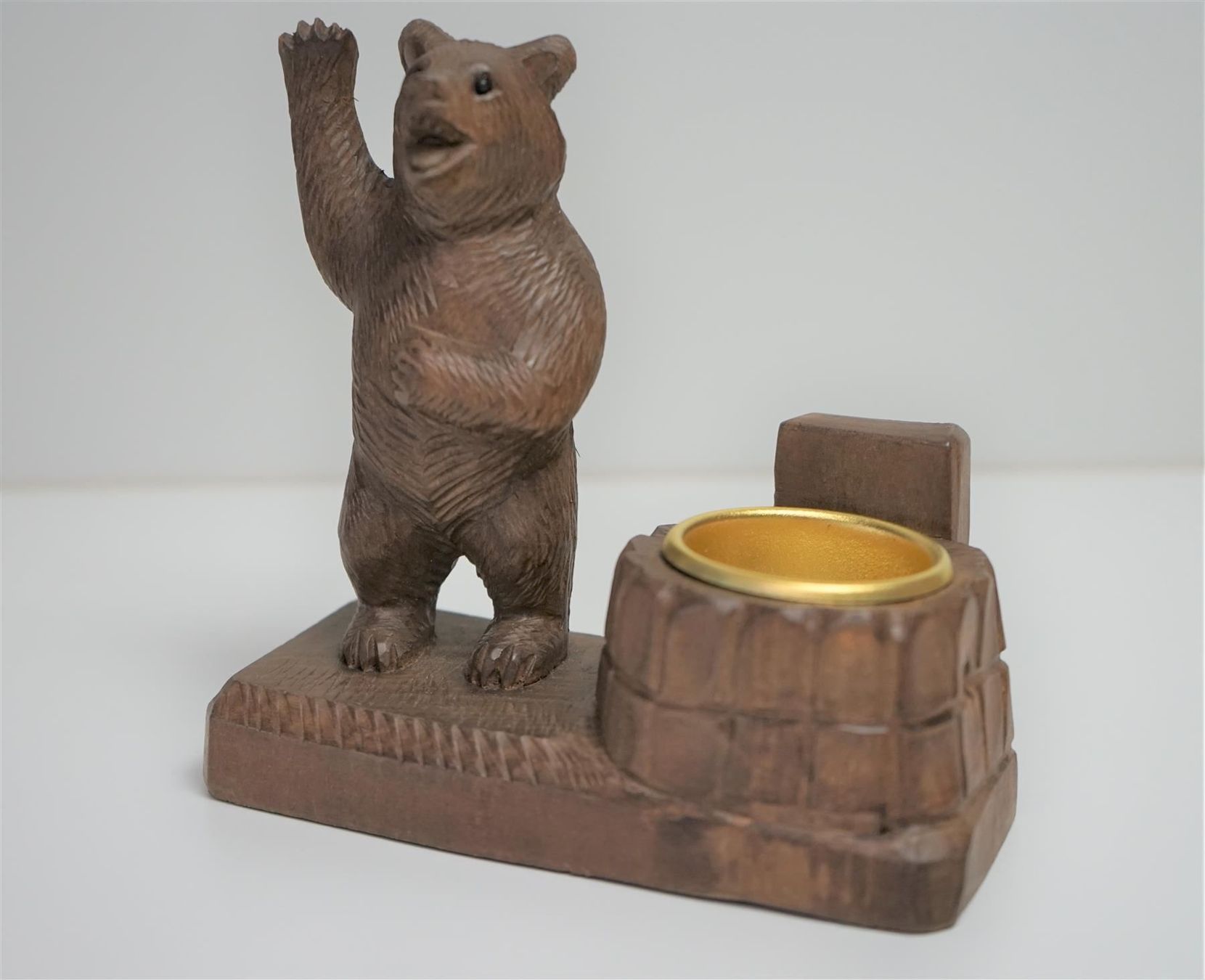 Skulpturen & Statuen: Bär, Brienzer Schnitzerei – Gebraucht aus Brienz BE von P.Edelweiss 2