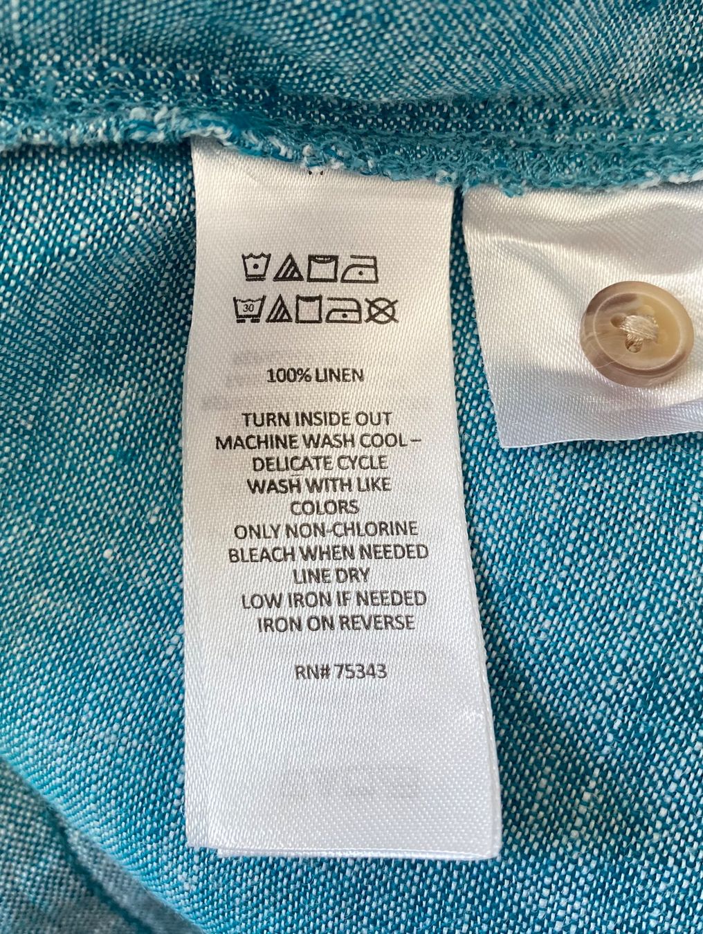 Camicette: Rachel Zoe Leinenbluse Grösse XL – Usato da Oberwil BL venduto da Leni-Mischi 4