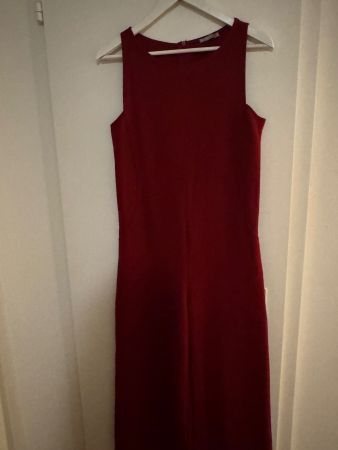 Damen Jumpsuit dunkelrot Grösse M guter Zustand