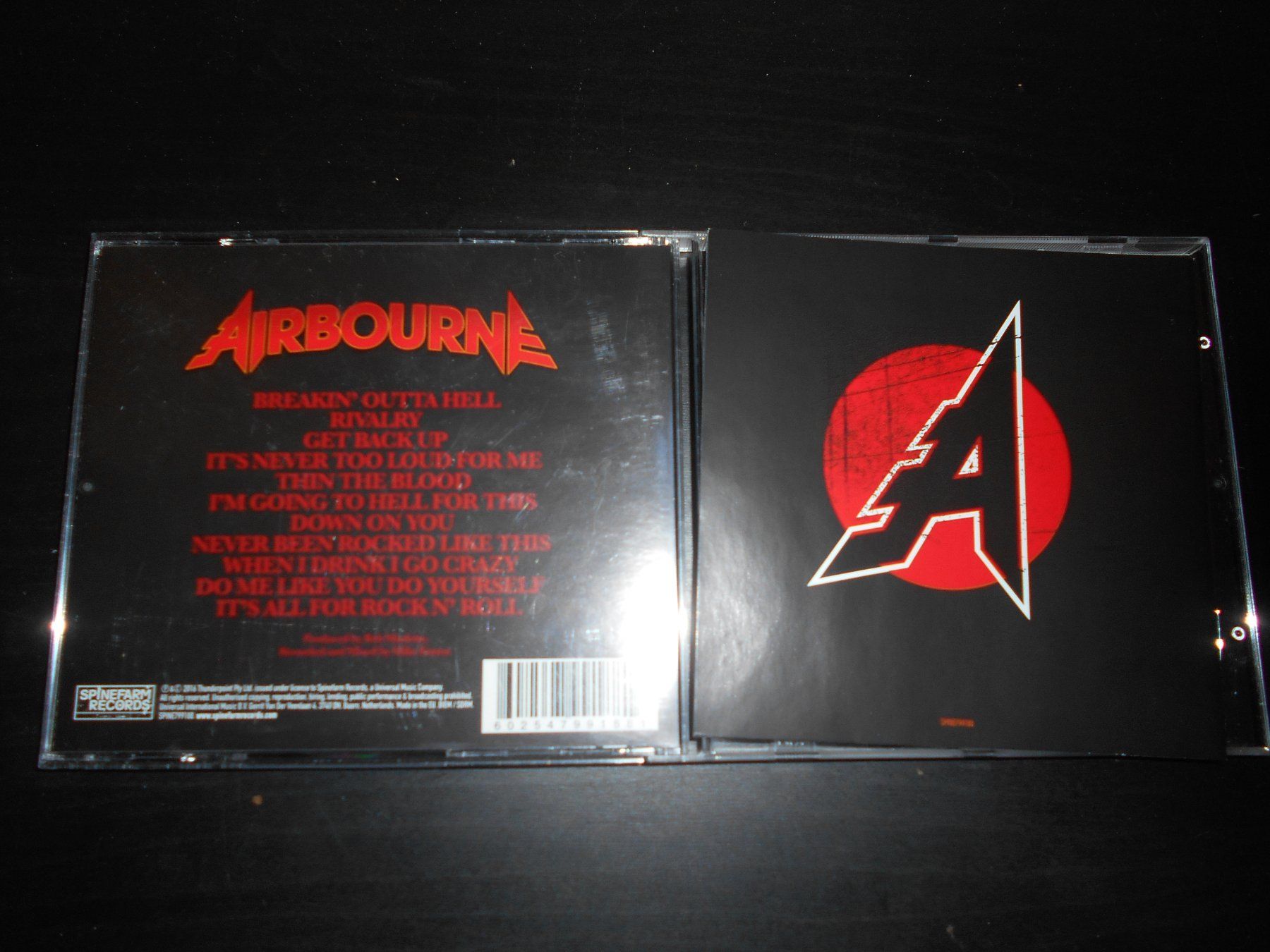 CD: Airbourne – Breakin' Outta Hell / 2016 – Usato da Aarberg venduto da witchhunter01 1