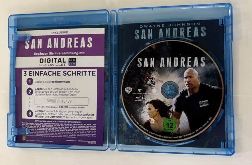 Alle DVDs: San Andreas (2015)Dwayne Johnson Blu-ray – Gebraucht aus lupfig von maniacs666 1