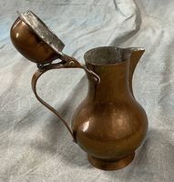 Antike Kupferkanne / Kupferkrug handgehämmert