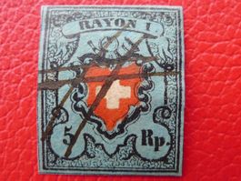 Rayon I (grünlichblau) 15II.f: T.34 fehlerfrei, 850.-+Befund