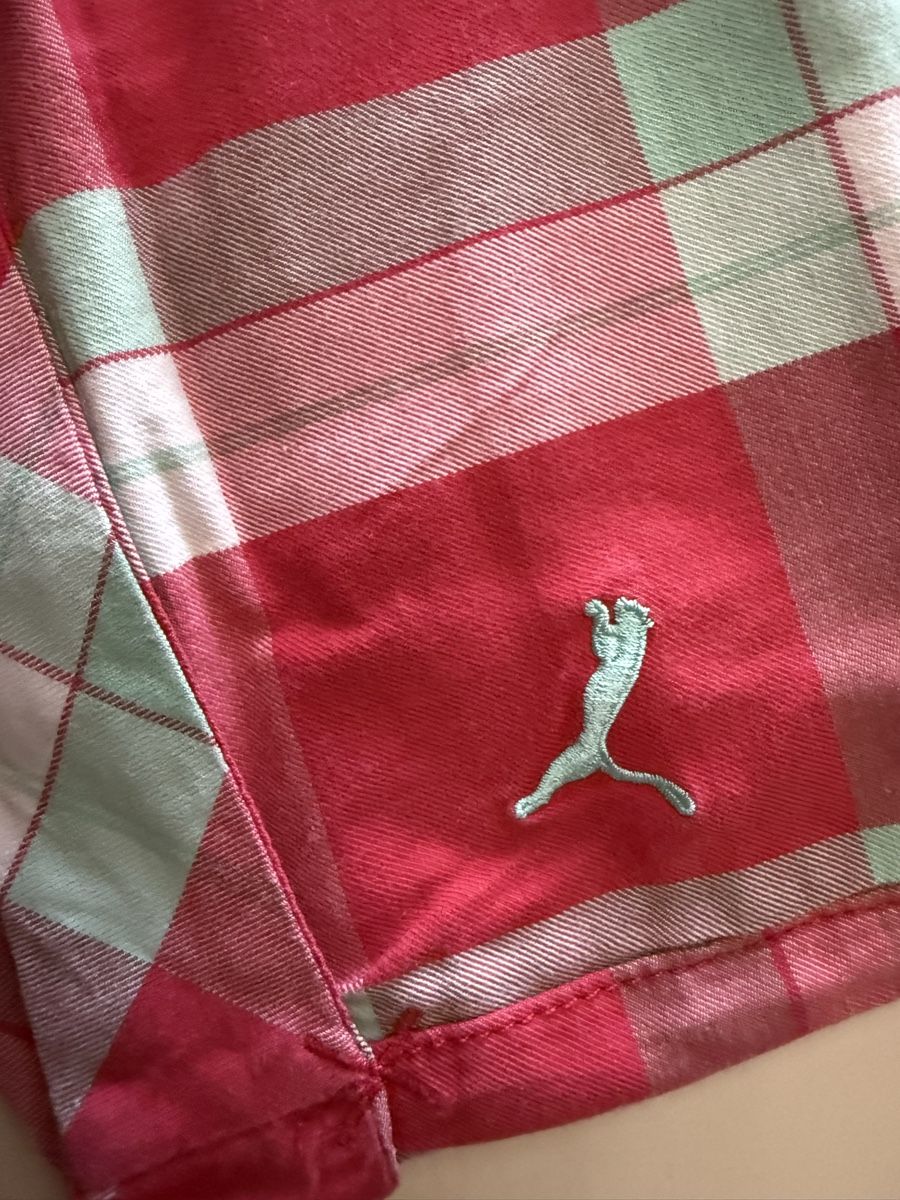 Puma Jeans: Puma Summer Shorts, Size W32, Pink Checkered Pattern☀️ – Neu (gemäss Beschreibung) aus Neirivue von naz_z28w 1
