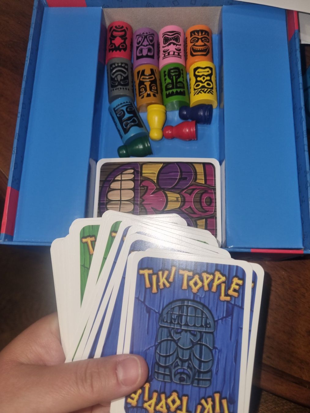 Giochi: Tiki Topple-Jeu de société Schmidt – Usato da Fribourg venduto da jarmilka 3