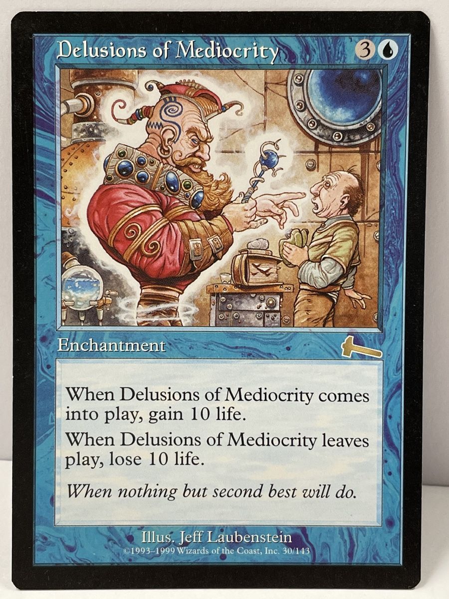 Magic The Gathering Sammelbilder & Trading cards: MTG - Delusions of Mediocrity – Gebraucht aus Reinach BL von