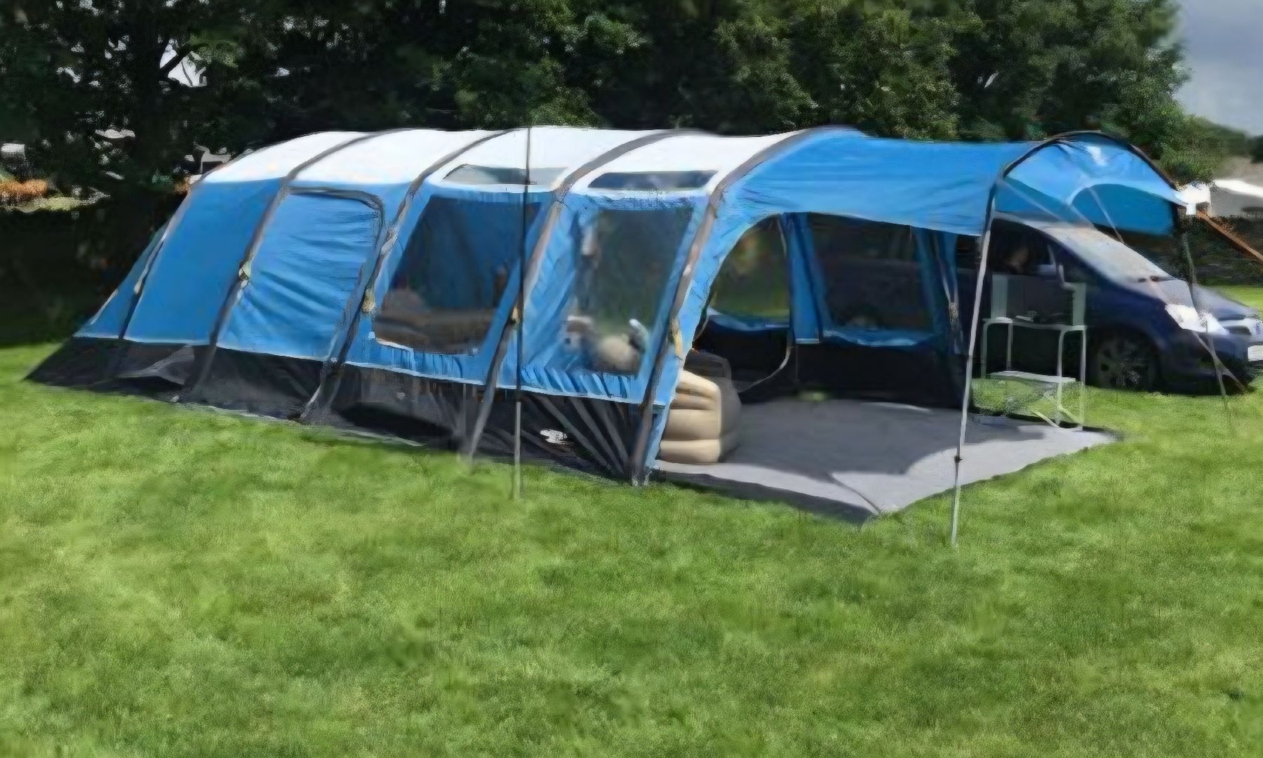 Vango Zelte: Vango Edoras 600xl inkl. Sun canopy und Teppich – Gebraucht aus Frutigen von cmas11 7