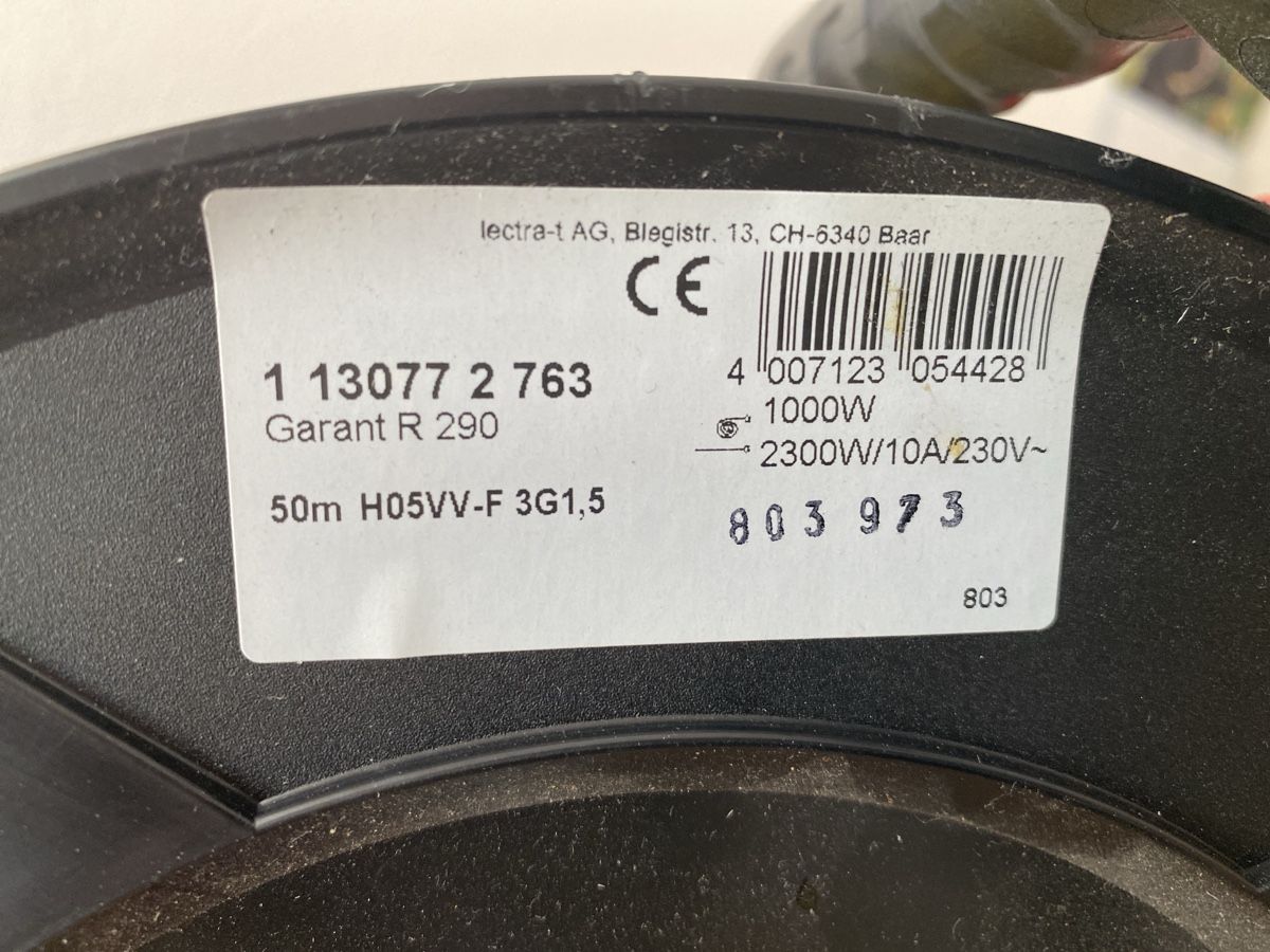Kabel: Brennenstuhl Kabelrolle 50 m – Gebraucht aus Mülligen von Flockenstiel 2
