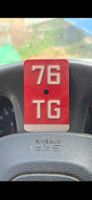 Velonummee  TG, Thurgau 1976