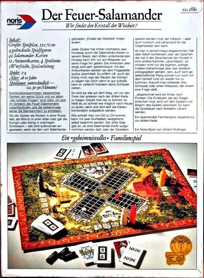 Giochi: Der Feuersalamander (D) – Nuovo e nell'imballaggio originale da Winterthur venduto da Oellampe 1