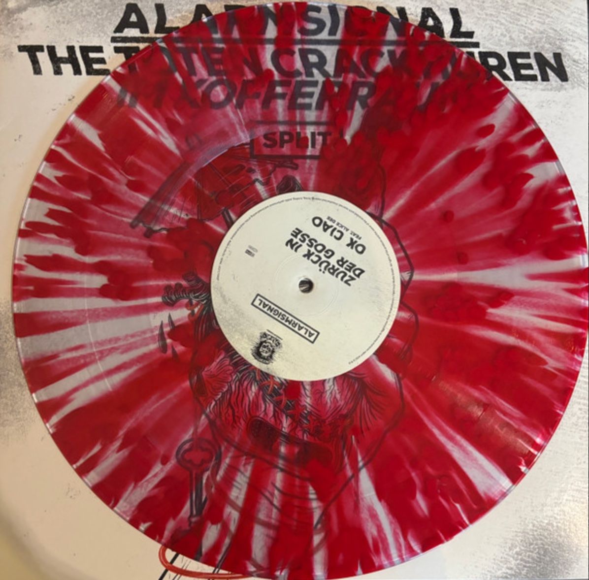 Dischi in vinile: ALARMSIGNAL / THE TCHIK - Split 12" EP - (col. Vinyl) – Nuovo e nell'imballaggio originale da Maienfeld venduto da Jack.R 1