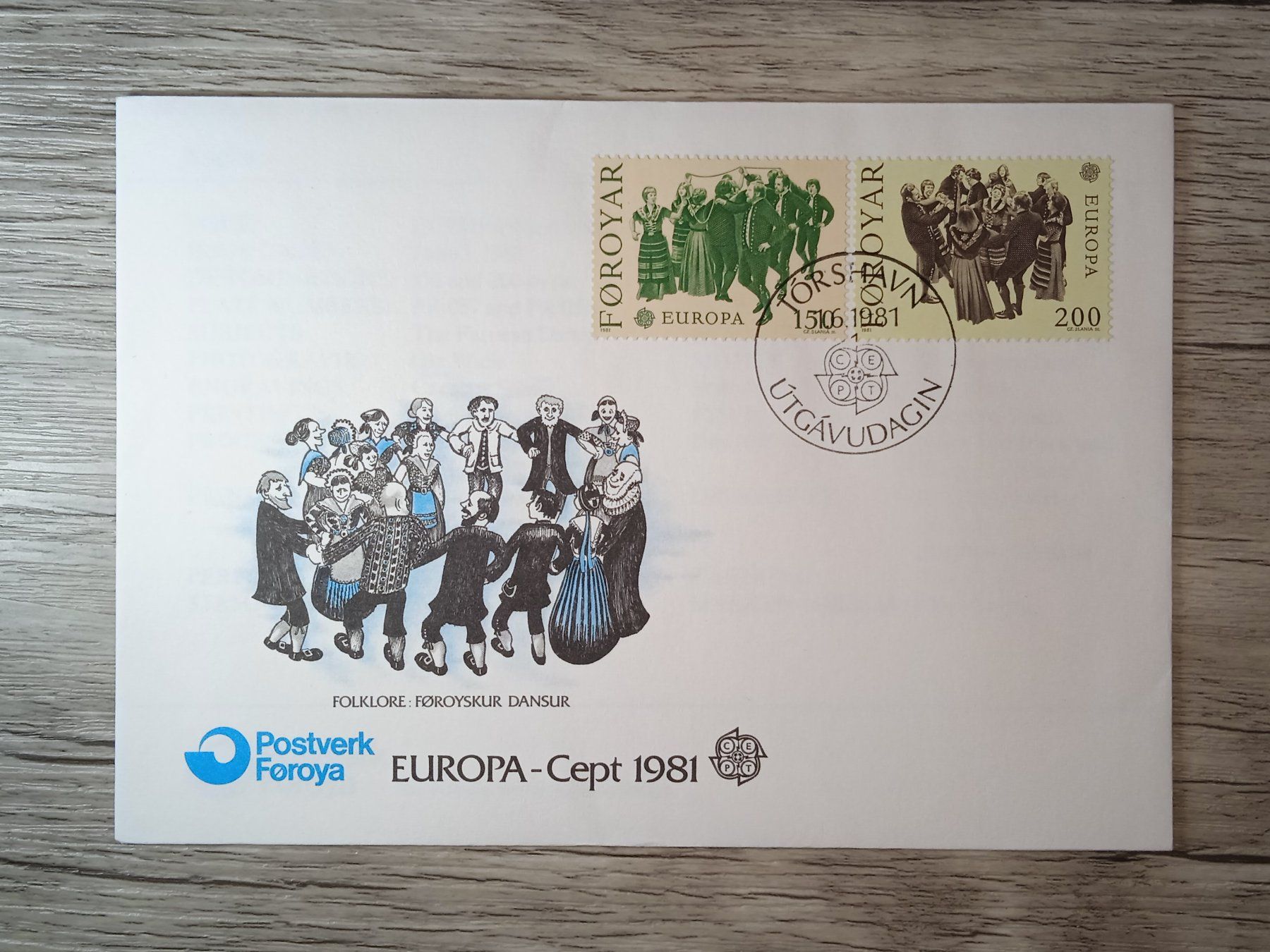 Tutti i francobolli: TR48 Enveloppe + Timbre Îles Féroé 19801 – Usato da Cousset venduto da Patrick_Collections