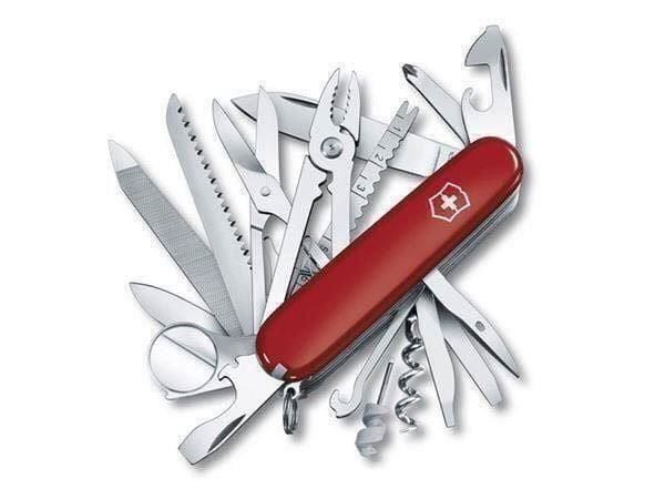 Victorinox Coltelli tascabile: SwissChamp rot, top Messer – Nuovo e nell'imballaggio originale da Herisau venduto da Skalay