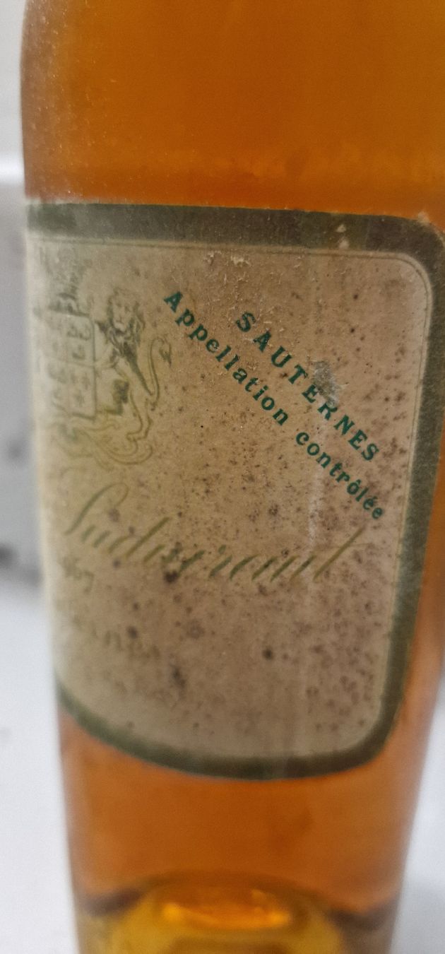 Vins: Chateau Suduiraut 1967 Sauternes – Neuf (Voir description) à Unterstammheim par BurgundyPassion 2