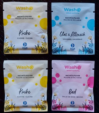 Washo, 4 Pck. Nachfüllpulver
