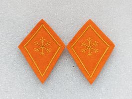 Kragenspiegel Armeewetter-Kp Set Ord. 49